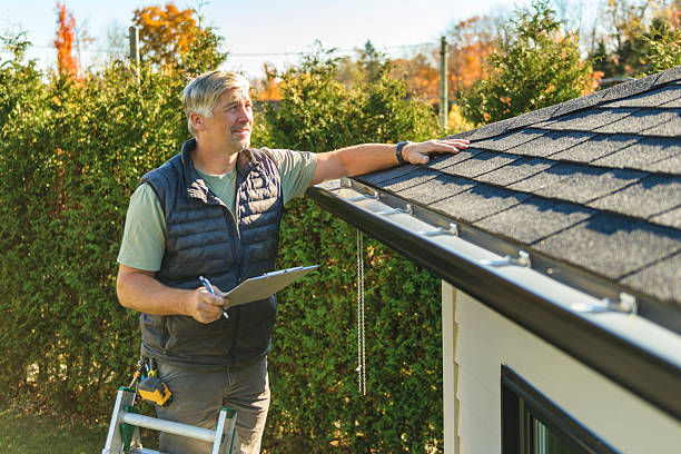 Professional Flat Roof Repair technician working in Foristell, MO
